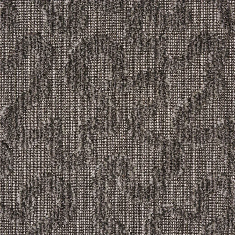 VERMICELLI VELVET fabric SMOKE color by Schumacher