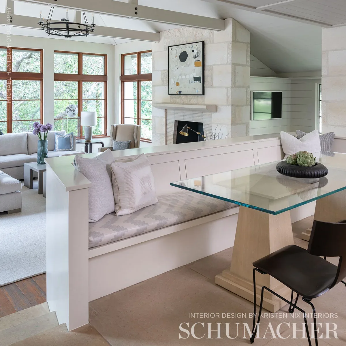 VERNE Fabric – DOVE | Schumacher | Wallpaper Twins VERNE fabric DOVE color by Schumacher