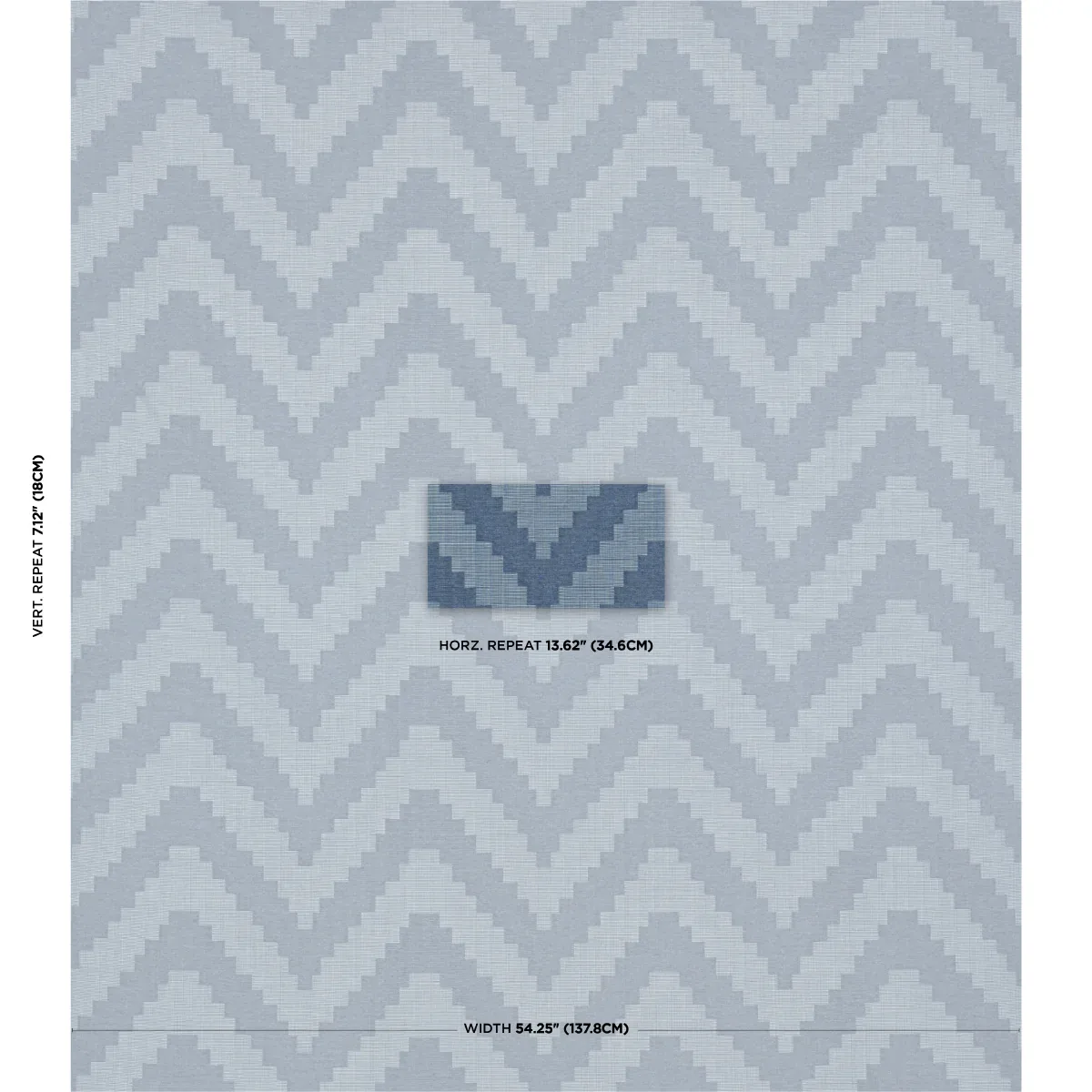 VERNE Fabric – INDIGO | Schumacher | Wallpaper Twins VERNE fabric INDIGO color by Schumacher