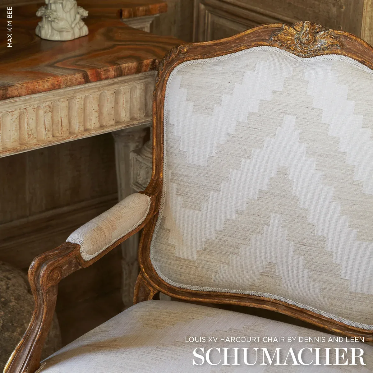VERNE Fabric – NATURAL | Schumacher | Wallpaper Twins VERNE fabric NATURAL color by Schumacher