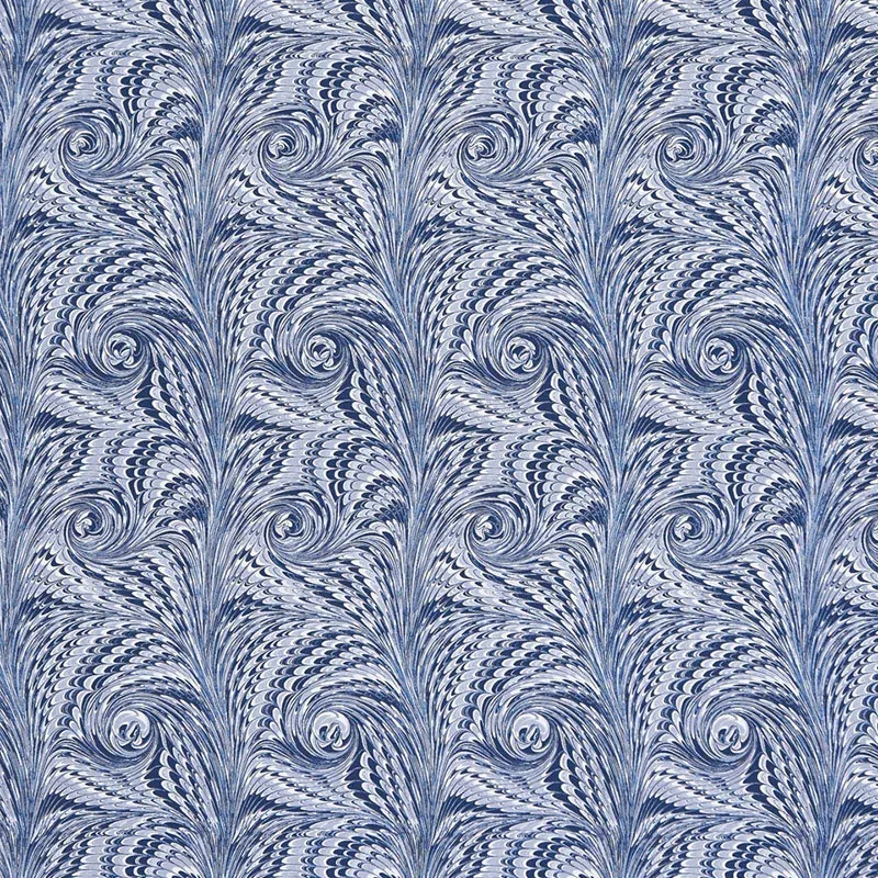 VERONA fabric LAPIS color by Schumacher