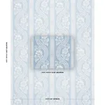 VERSAILLES Fabric – BLUE | Schumacher | Wallpaper Twins VERSAILLES fabric BLUE color by Schumacher