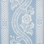 VERSAILLES Fabric – BLUE | Schumacher | Wallpaper Twins VERSAILLES fabric BLUE color by Schumacher
