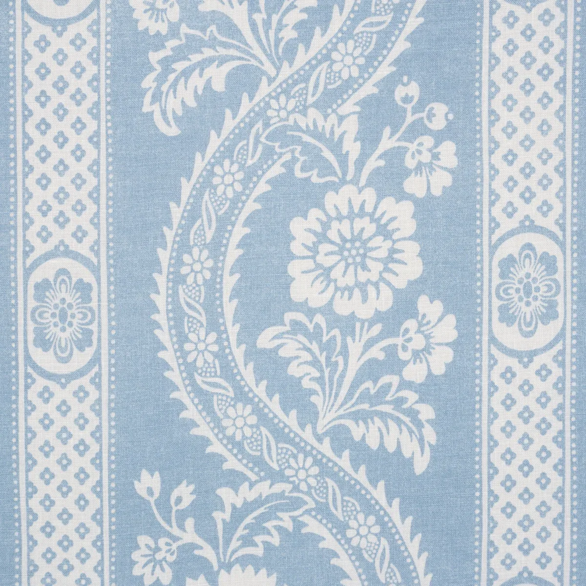 VERSAILLES Fabric – BLUE | Schumacher | Wallpaper Twins VERSAILLES fabric BLUE color by Schumacher
