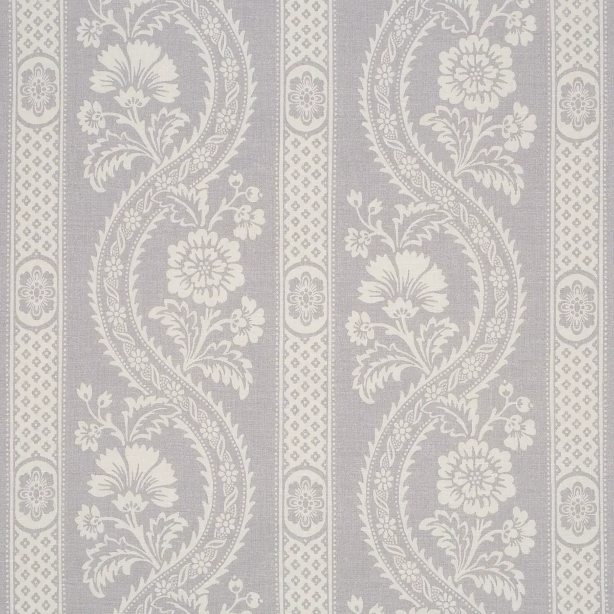 VERSAILLES fabric GREY color by Schumacher