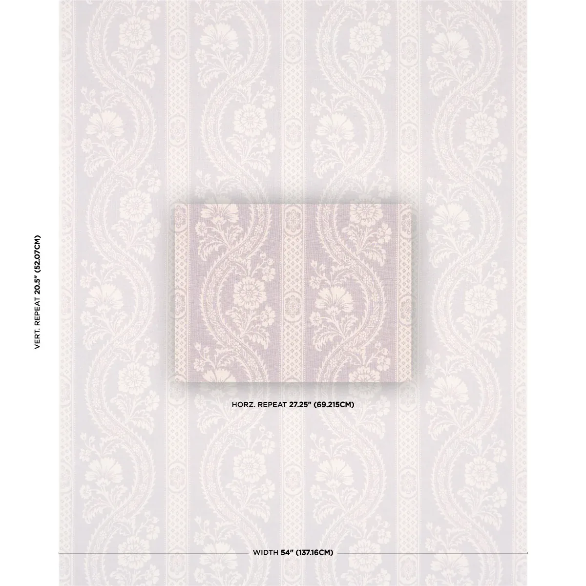 VERSAILLES Fabric – LAVENDER | Schumacher | Wallpaper Twins VERSAILLES fabric LAVENDER color by Schumacher