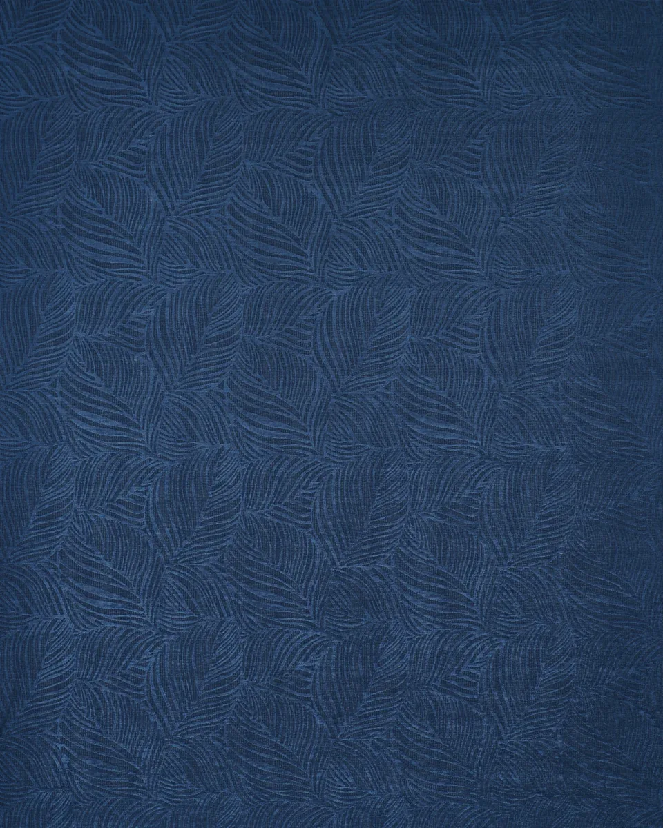 VICENTE PERFORMANCE VELVET fabric INDIGO color by Schumacher
