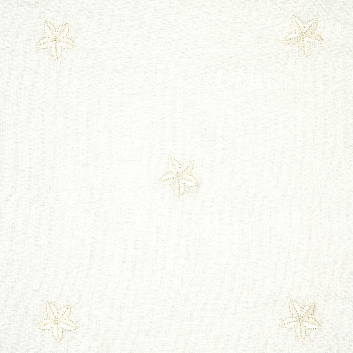 Vincenzo Embroidered Sheer fabric IVORY color by Schumacher