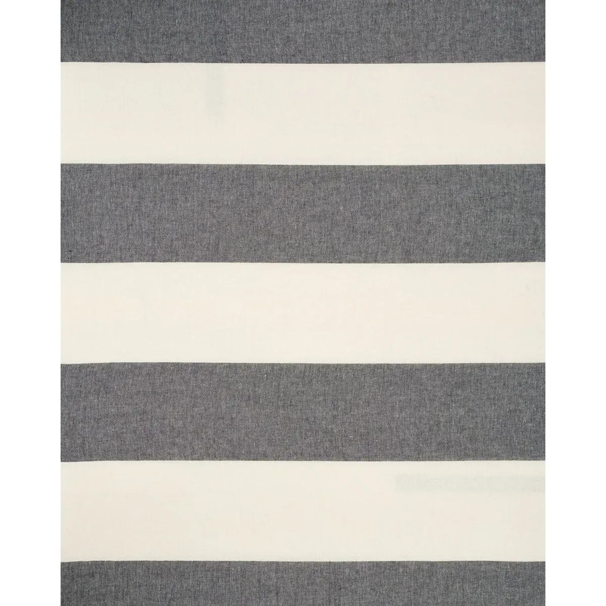 VISTA LINEN STRIPE CASEMENT fabric CARBON AND WHITE color by Schumacher