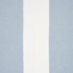 VISTA LINEN STRIPE CASEMENT fabric SKY AND WHITE color by Schumacher