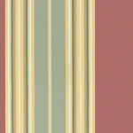 VIVIEN SILK STRIPE fabric ROUGE color by Schumacher