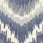 VON ARMIN fabric BLUE color by Schumacher