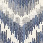 VON ARMIN fabric BLUE color by Schumacher