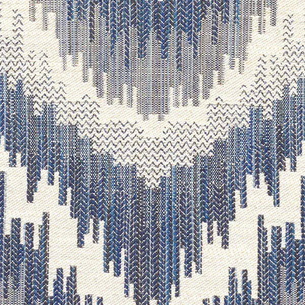 VON ARMIN fabric BLUE color by Schumacher