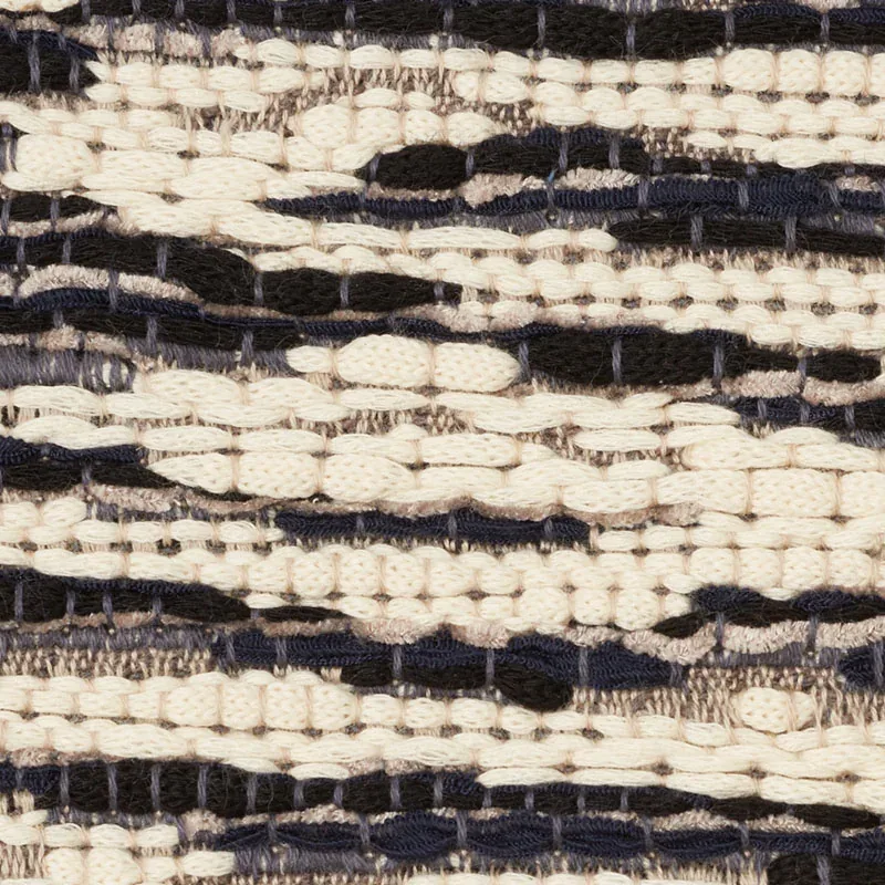 WALKER Fabric – BLACK | Schumacher | Wallpaper Twins WALKER fabric BLACK color by Schumacher