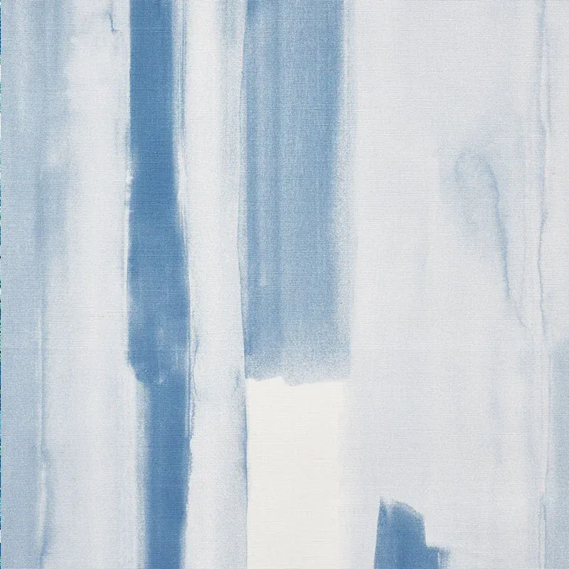 WATERCOLOR Fabric – BLUE | Schumacher | Wallpaper Twins WATERCOLOR fabric BLUE color by Schumacher
