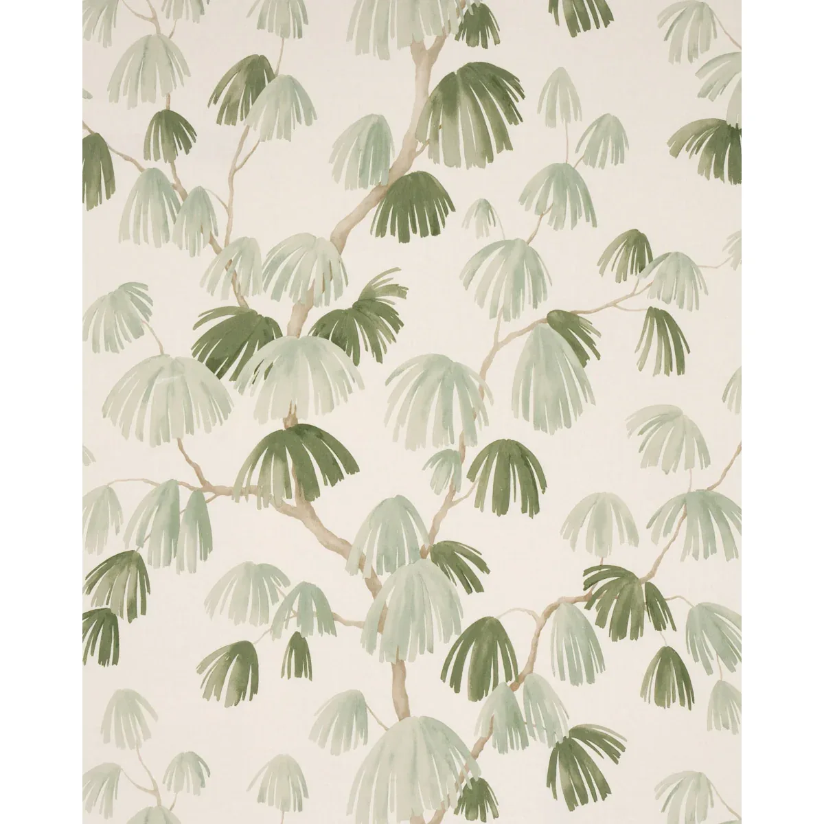 WEEPING PINE fabric SAGE color by Schumacher
