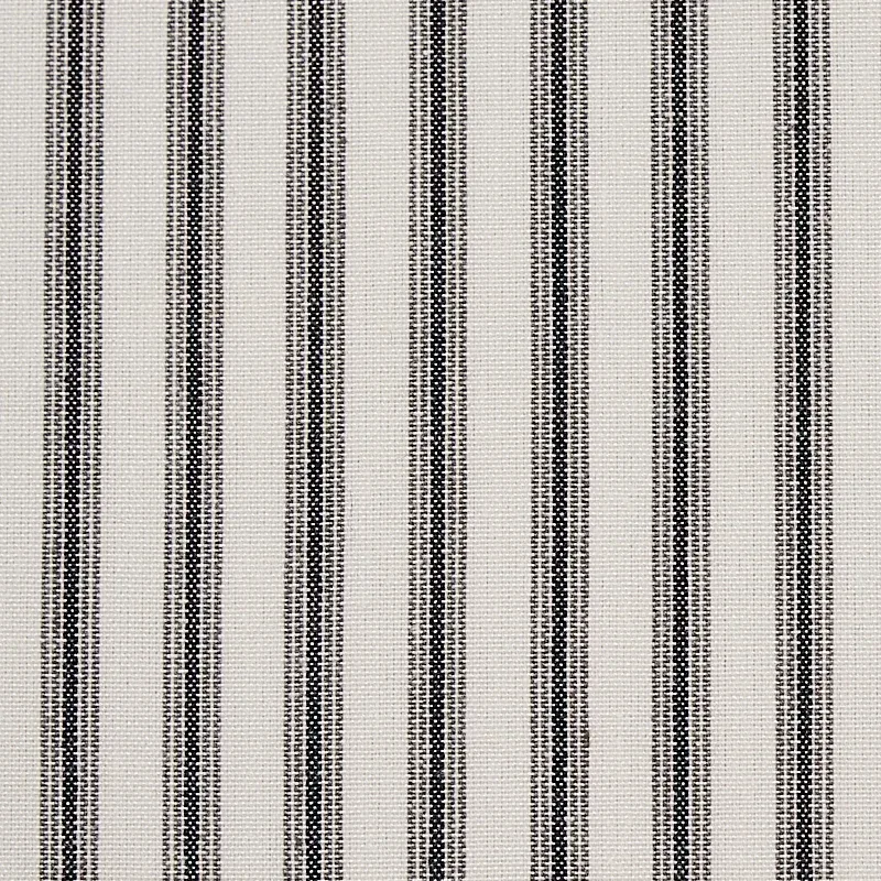 WELLFLEET TICKING STRIPE Fabric – BLACK | Schumacher | Wallp WELLFLEET TICKING STRIPE fabric BLACK color by Schumacher
