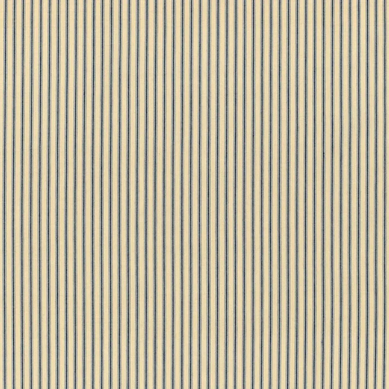 WELLFLEET TICKING STRIPE fabric CHAMBRAY color by Schumacher