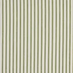 WELLFLEET TICKING STRIPE fabric GREEN color by Schumacher