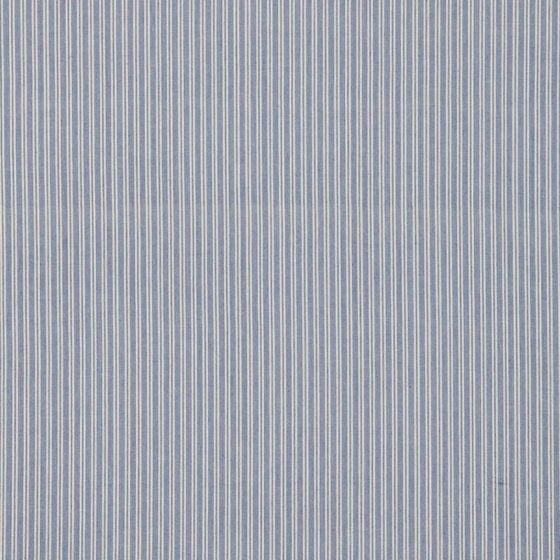 WELLFLEET TICKING STRIPE fabric PACIFIC color by Schumacher