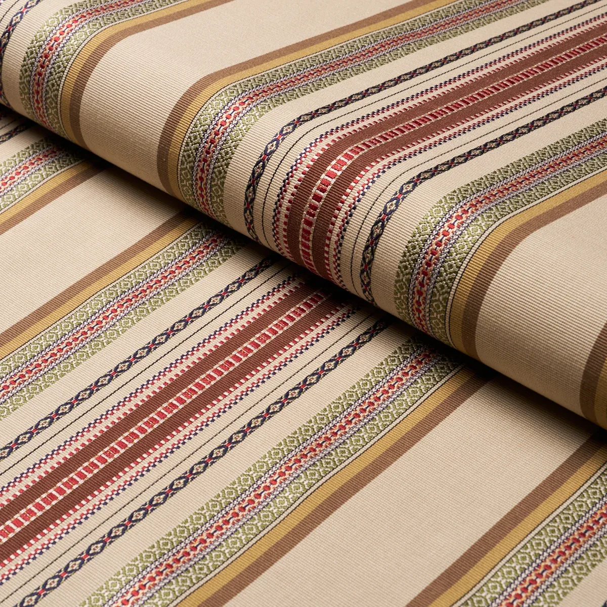 3322011 | WELLINGTON STRIPE – MULTI ON PECAN