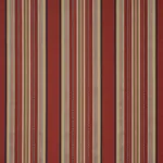WELLINGTON STRIPE fabric MULTI ON SPICE color by Schumacher