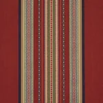 WELLINGTON STRIPE fabric MULTI ON SPICE color by Schumacher