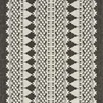 Wentworth Embroidery fabric CARBON color by Schumacher