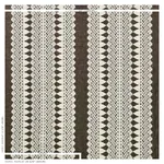 Wentworth Embroidery fabric CARBON color by Schumacher