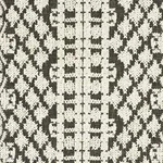 Wentworth Embroidery fabric CARBON color by Schumacher