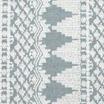 Wentworth Embroidery Fabric – CHAMBRAY | Schumacher | Wallpa Wentworth Embroidery fabric CHAMBRAY color by Schumacher