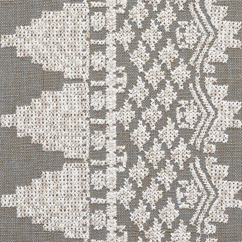 Wentworth Embroidery Fabric – HAZE | Schumacher | Wallpaper Wentworth Embroidery fabric HAZE color by Schumacher