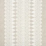 Wentworth Embroidery Fabric – NATURAL | Schumacher | Wallpap Wentworth Embroidery fabric NATURAL color by Schumacher