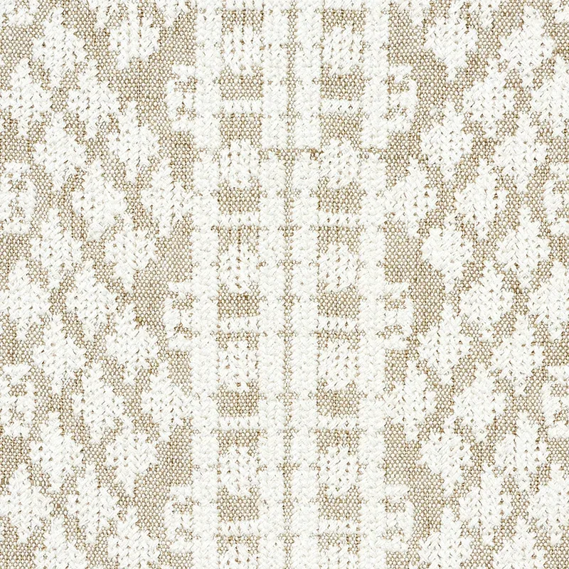 Wentworth Embroidery Fabric – NATURAL | Schumacher | Wallpap Wentworth Embroidery fabric NATURAL color by Schumacher