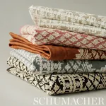 Wentworth Embroidery Fabric – NATURAL | Schumacher | Wallpap Wentworth Embroidery fabric NATURAL color by Schumacher