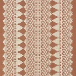 Wentworth Embroidery Fabric – RUST | Schumacher | Wallpaper Wentworth Embroidery fabric RUST color by Schumacher