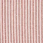 WESLEY TICKING STRIPE Fabric – CORAL | Schumacher | Wallpape WESLEY TICKING STRIPE fabric CORAL color by Schumacher