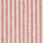 WESLEY TICKING STRIPE Fabric – CORAL | Schumacher | Wallpape WESLEY TICKING STRIPE fabric CORAL color by Schumacher