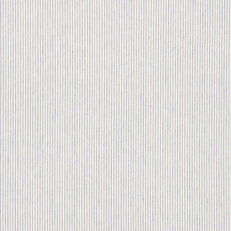 WESLEY TICKING STRIPE fabric DELFT color by Schumacher