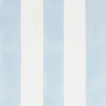 Wide Hand Block Stripe Fabric – BLUE | Schumacher | Wallpape Wide Hand Block Stripe fabric BLUE color by Schumacher