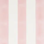 Wide Hand Block Stripe Fabric – PINK | Schumacher | Wallpape Wide Hand Block Stripe fabric PINK color by Schumacher