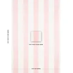 Wide Hand Block Stripe Fabric – PINK | Schumacher | Wallpape Wide Hand Block Stripe fabric PINK color by Schumacher