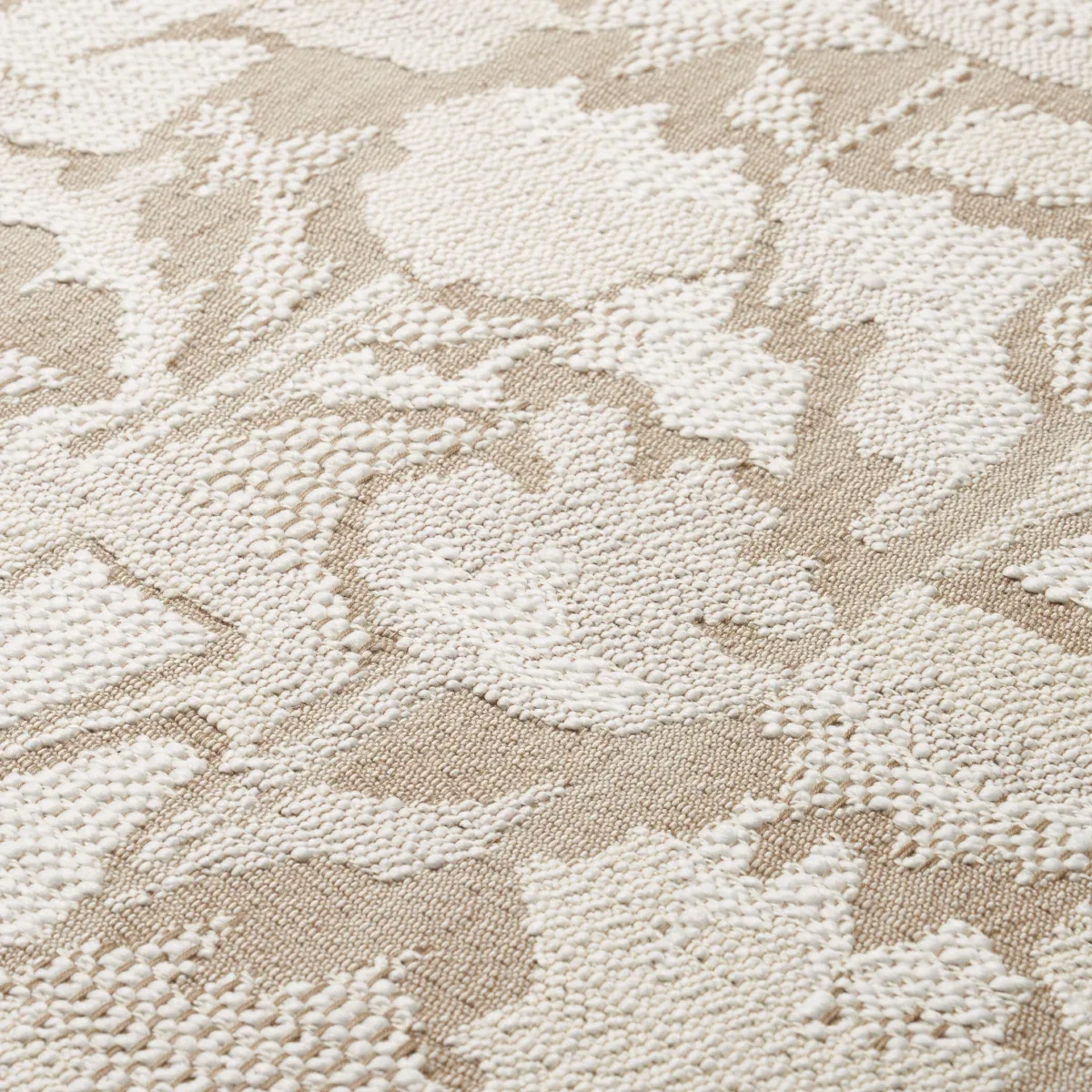 WILD FLOWER fabric BARLEY color by Schumacher