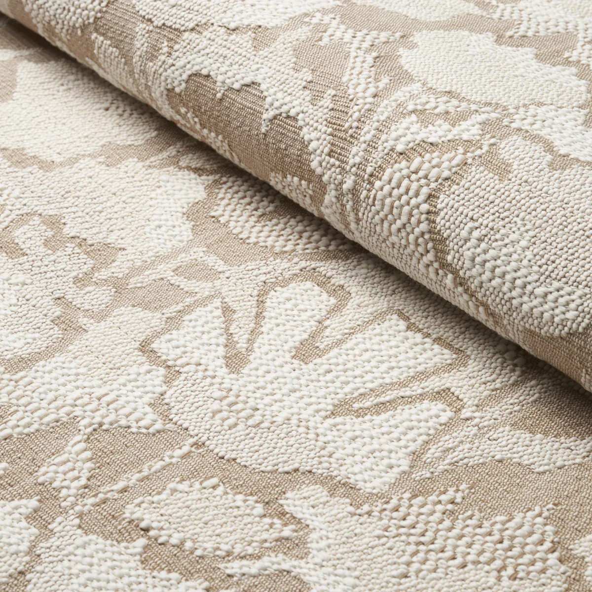 WILD FLOWER fabric BARLEY color by Schumacher