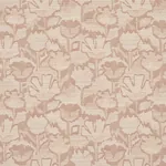 WILD FLOWER fabric BRICK color by Schumacher