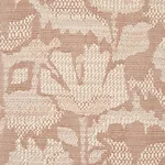 WILD FLOWER fabric BRICK color by Schumacher