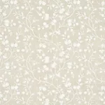 Wildflower Embroidery fabric LINEN color by Schumacher