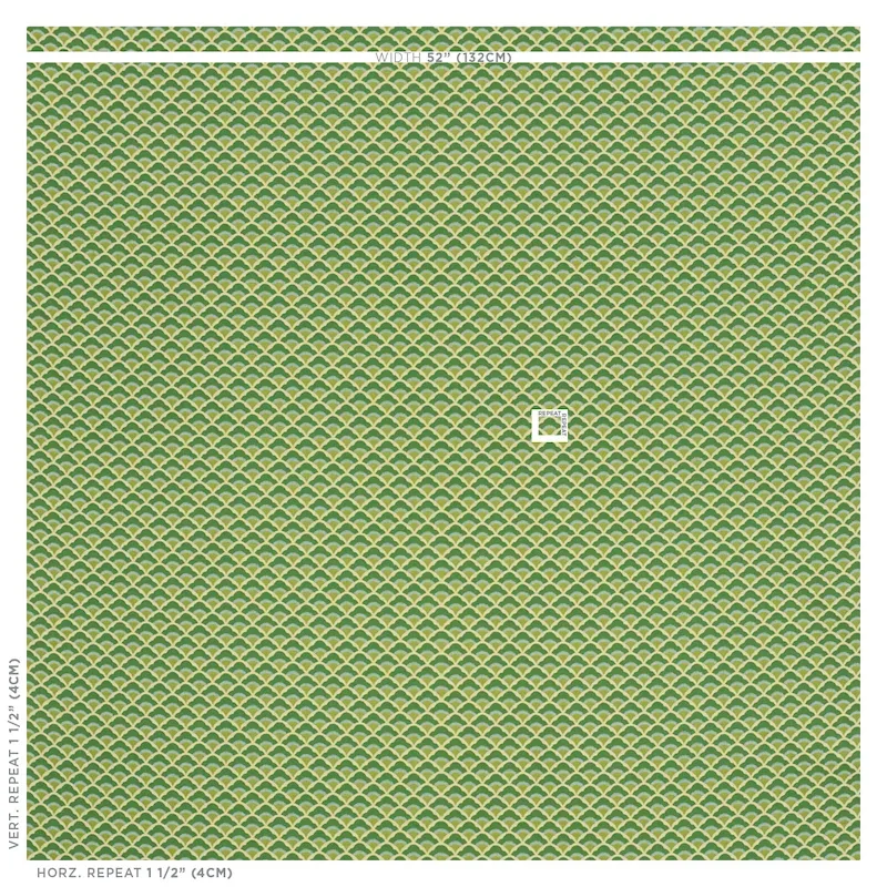 WILHELM fabric KELLY GREEN color by Schumacher