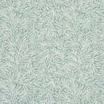 WILLOW LEAF fabric AQUA color by Schumacher